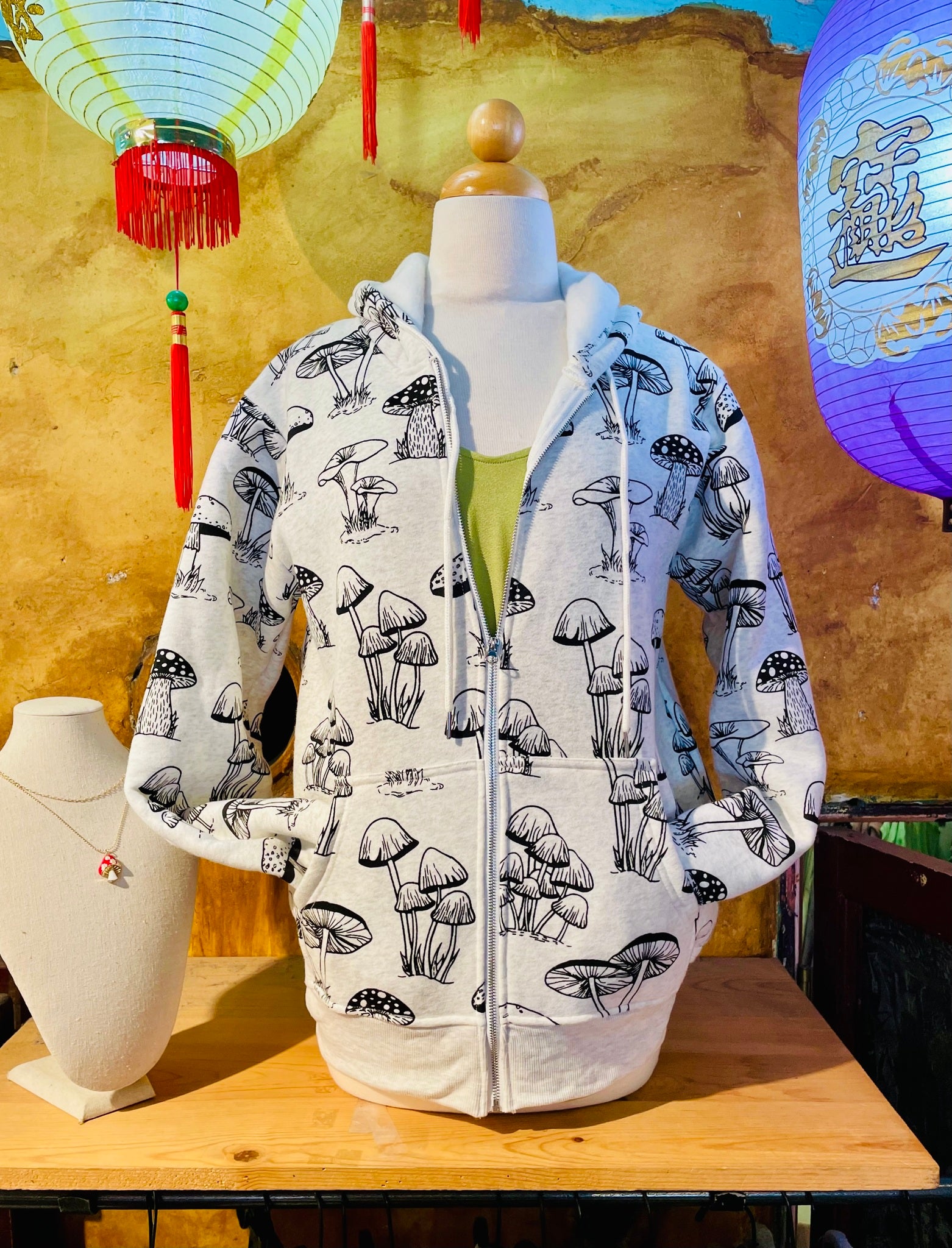 Mushroom Hoodie Sweatshirt